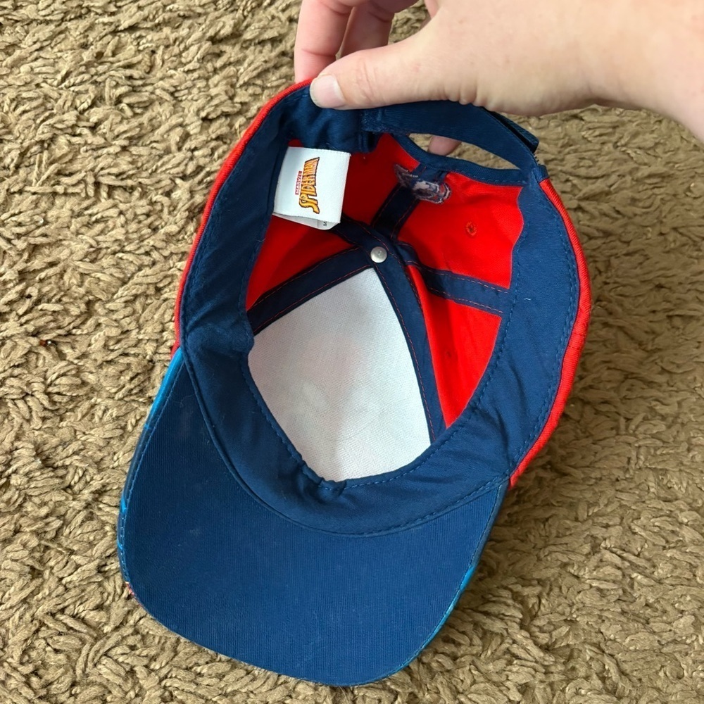 Spider-Man Kids Costume Cap Hat Blue Red - Picture 3 of 4